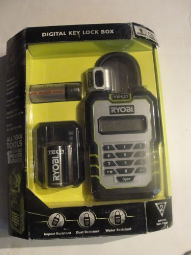 RYOBI TEK4 TEK 4 DIGITAL KEY LOCK BOX  New!!