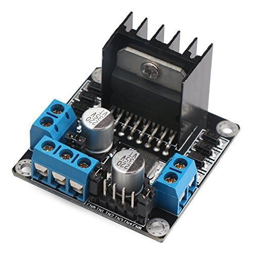 DROK? L298N Motor Drive Controller Board DC Dual H-Bridge Robot Stepper Motor