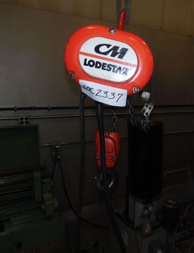 CM 2 SPEED 1 TON  LODESTAR ELECTRIC HOIST MODEL H2    LOC2337