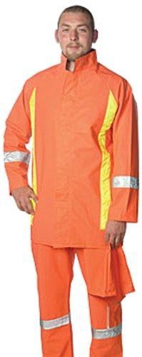 Superior Glove Works Superior RAIN045FR HI-VIZ Flame-Retardant Reflective PVC