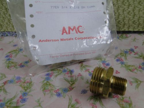 GARDEN HOSE, Brass adapter, 3/8 NPTM x 3/4 M GHT,