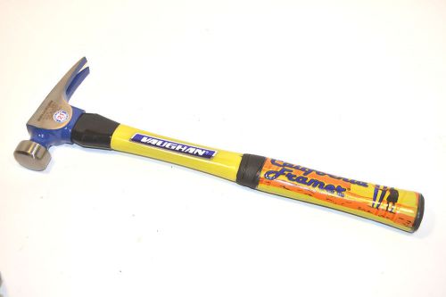 VAUGHAN USA CF21FGP 21oz Plain Face FIBERGLASS CALIFORNIA FRAMER HAMMER #WL19F4