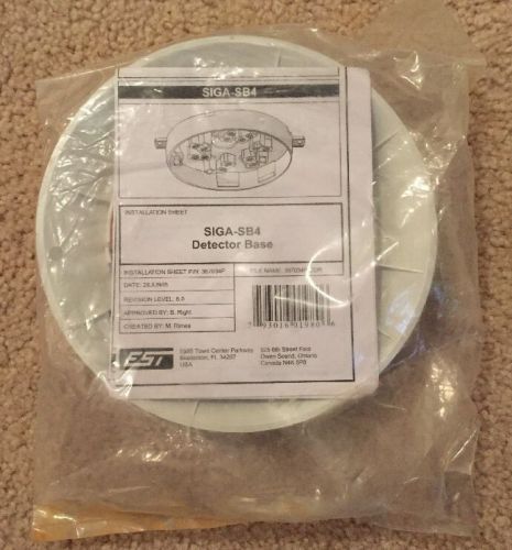 EDWARDS EST SIGA-SB4 Smoke Detector Base