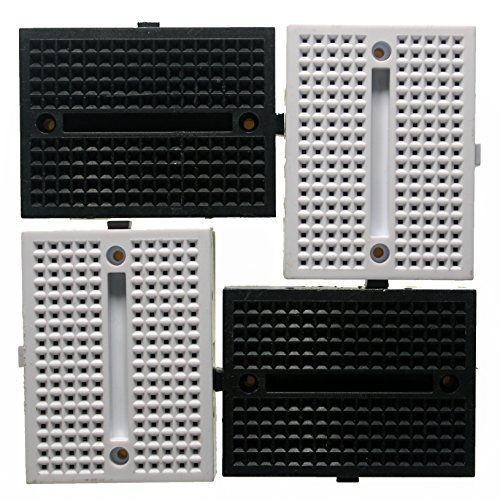 farhop (4 Pack) SYB-170 Mini Solderless Prototype Breadboard 170 Tie-points for