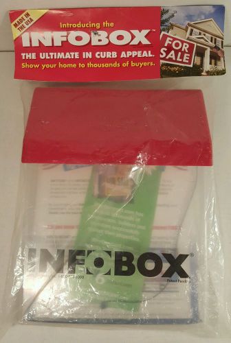 INFOBOX Outdoor Real Estate Brochure Literature Flyer Document Holder NEW