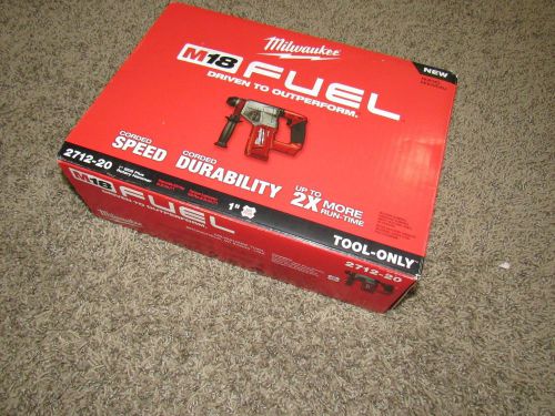 Milwaukee m18 fuel 1&#034; sds plus rotary hammer (tool only) 2712-20: new &amp; sealed! for sale