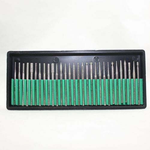 1 Box Dental Diamond Burs Millers Tooth Drill Jewelers 30 Pcs