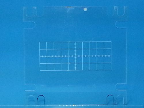 Tektronix oscilloscope 500 series GRATICULE 40MM X 100MM