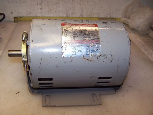 MITSUBISHI 200W SINGLE PHASE CAPACITOR MOTOR 4 POLE C71 FRAME 200 VOLT 1720 RPM