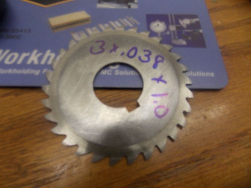 3.0&#034; Diameter HSS .038&#034; Slitting Saw