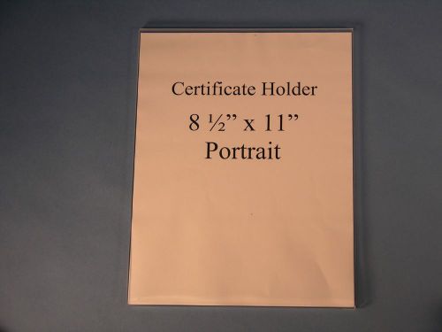 8 1/2&#034; x 11&#034; certificate holder wall mount flush (12) pack $45.00 for sale