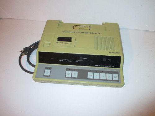 OLYMPUS OPTICAL MC500 PEARLCORDER MICROCASSETTE TRANSCRIBER MACHINE VINTAGE