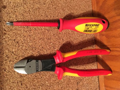 knipex diagonal cutter maxxpro screw driver