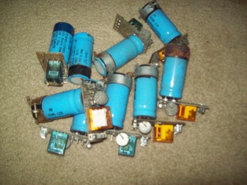 lot set of 10 Aero M electrical capacitors Type CGS 220MFD 450 VD