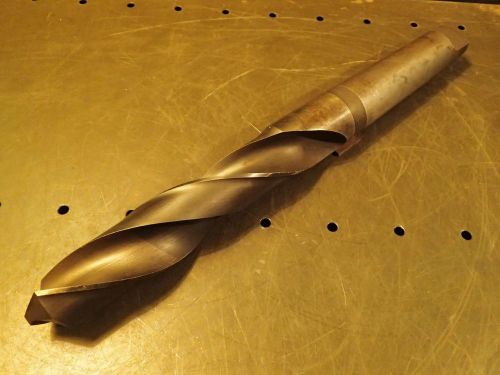 Union Twist Drill 1-13/16&#034; Morse Taper #5 Shank Drill Bit 7-1/2&#034; Long Flutes MT5