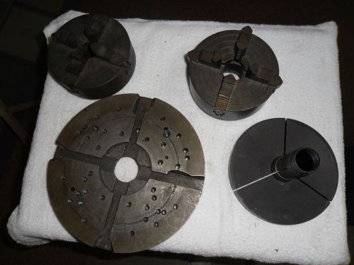 Two Hardinge 5 Inch Chucks with Extras