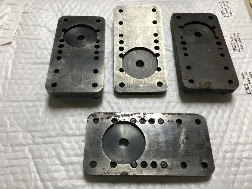 (4) MOORE Tool EXTENSION PLATE INTERNAL GRINDING JIG FIXTURE-STEEL