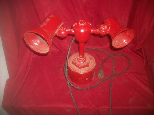 .VINTAGE INDUSTRIAL LIGHT FIXTURE  GAS STATION / ISLAND LIGHT / GAS PUMP LIGHT