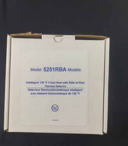 SYSTEM SENSOR #5251RBA THERMAL HEAT DETECTOR