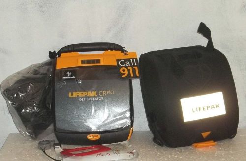 Physio Control Lifepak CR Plus Semi-Auto Case Good BATTERY Good Sept 2017