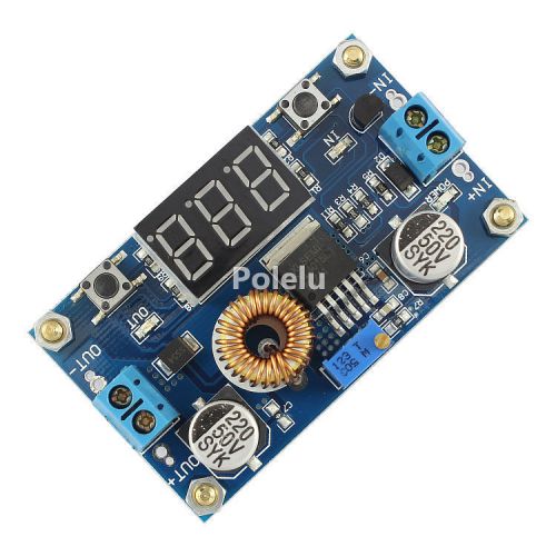 75W DC Buck Converter 4-38V to 1.25-36V 5A Step Down Voltage LED Display Module