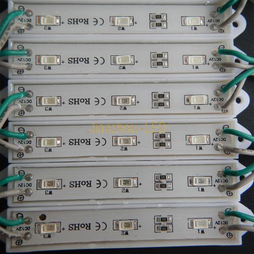 20PCS 5630 3LED Module Waterproof Green Colorful Light Backlight DC12V 7512 XMAS