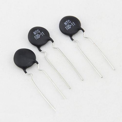 10 pcs Thermistor Temperature Sensor NTC 10D-11 10 ohm B 2800K 3A 5% DIY New