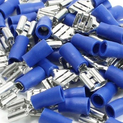 50 pcs 2.5mm dia wire hole crimp terminals connectors 220vac 15a gy for sale