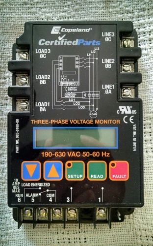 Copeland 3 PHASE VOLTAGE MONITOR 190-630 VAC 085-0160-00