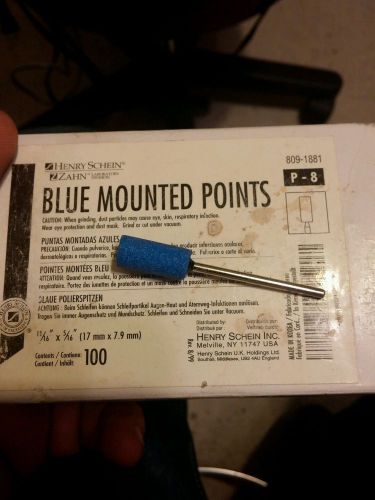 Dental lab,  blue mounted points for sale