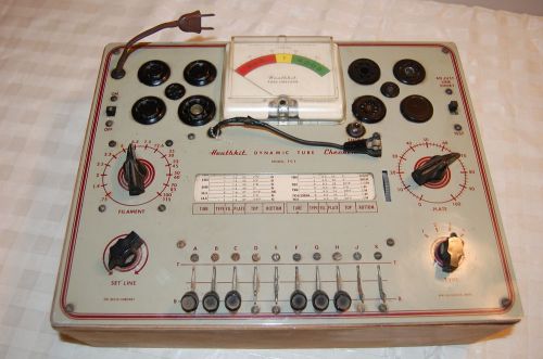 HEATHKIT Dynamic Tube Checker~Model TC1 Vintage Vacuum Radio &amp; TV Bulb TESTER