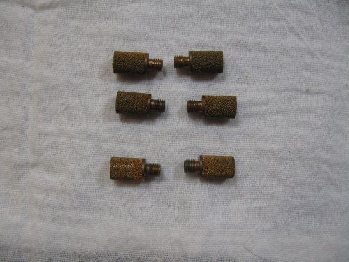 Smc pneumatics an120-m5 lot of (6) pneumatic silencer bronze w/ m5 port for sale