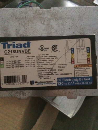 Triad C218UNVBE CF Electronic Ballast 120/277V