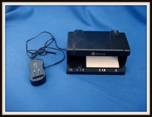 NASHUA  #BJ135 BankNote Detector UV Counterfeit Forgery Money Checker Scanner