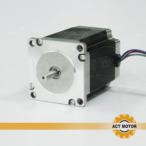 ACT 1PC Nema23 Stepper Motor 23HS8630 Single Shaft 3A 270oz-in 76mm Unipolar CNC