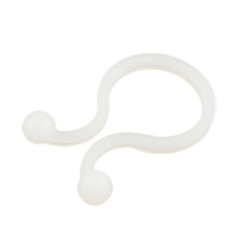 White nylon round tips twist lock cable tie 100 pcs for sale