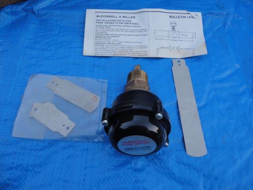 N.O.S. IN BOX MCDONNELL &amp; MILLER  FS8-W/I-FS8W SERIES LIQUID FLOW SWITCH 120601