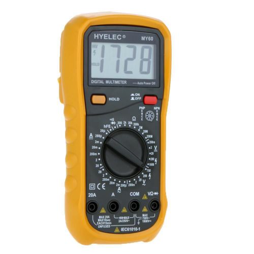 Digital Multimeter AC/DC Current Voltage Resistance Tester Professional MY60