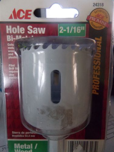 HOLE SAW BI- METAL 2-1/16&#034; ACE 24318