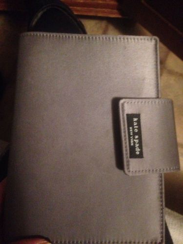 PERSONAL gray NYLON Kate Spade Planner BIN