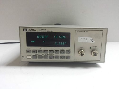 HP Agilent 8156A Optical Attenuator 1310/1550nm SM