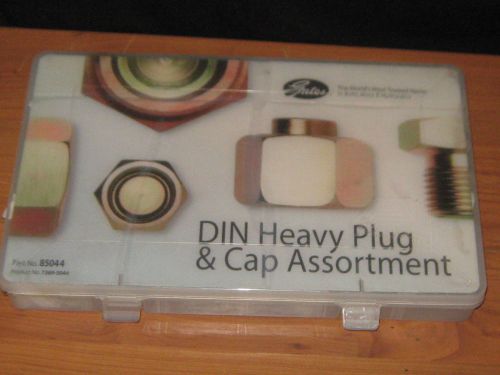 GATES    DIN  Heavy Plug  and Cap  Assortment    NEW Hydraulic  Gates 85044