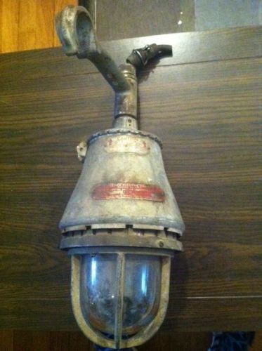 Industrial Age Appleton Electric Co Explosion Proof Vintage Lighting Fixture