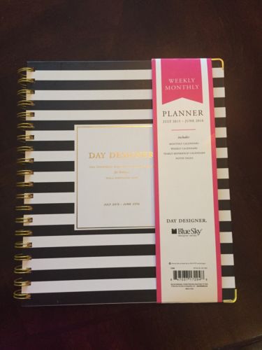 Day Designer For Blue Sky Weekly/Monthly Planner July 2015-June 2016