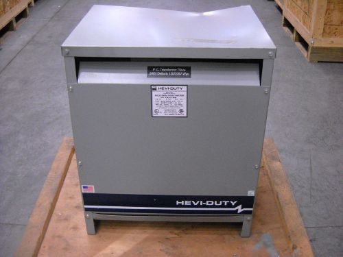 Egs sola hevi-duty t6h75s 3 ph 75 kva hv:240v lv:208y/120v for sale