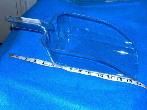 64 oz Clear Plastic Scoop--Unbreakable polycarbonate