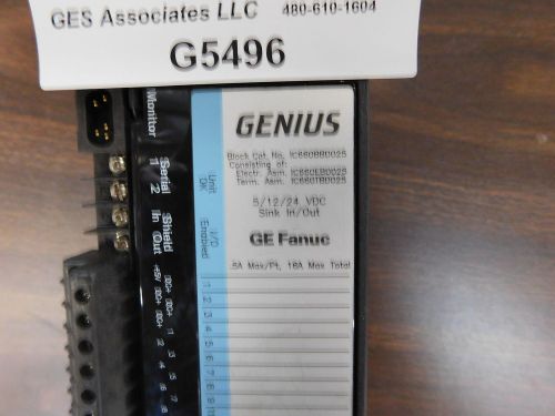 GE FANUC IC660TBD025K Genius Terminal Assembly 5-24VDC 32 Sink