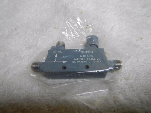 Narda 4246B Directional Coupler 6-18 GHz  20 Db Coupling