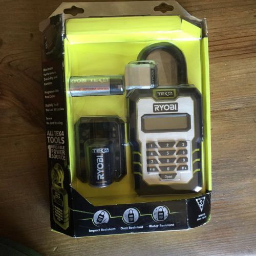 Ryobi Digital Key Lock Box Tek 4 New In Package! L@@K!!