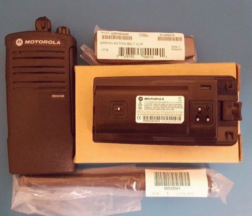 Motorola RDX RDV5100 Two-Way Radio Business Walkie Talkie Portable Handheld VHF